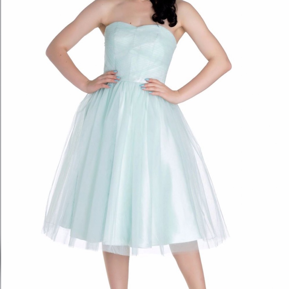 Hell Bunny Tamara dress in mint